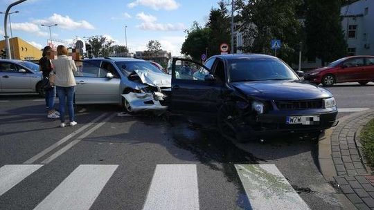 Puławy: Wymuszenie pierwszeństwa i stłuczka na ul. Lubelskiej