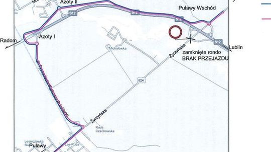 Puławy: Zamkną rondo na dwa tygodnie