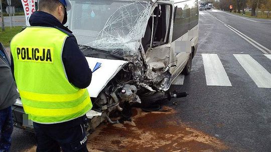 Puławy: Zderzenie dwóch busów