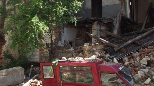 Pustostan w Chełmie legł w gruzach 