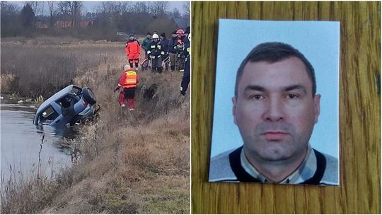 Pusty samochód wyłowiony z rzeki Krzna. Trwają poszukiwania kierowcy