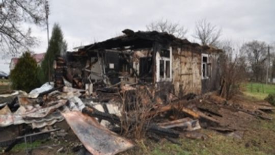 Rąblów: Pożar domu. Zginął mężczyzna