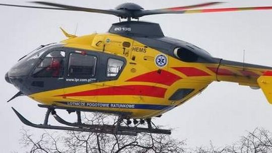 Raciborowice: Poparzone dziecko przetransportowane śmigłowcem do szpitala