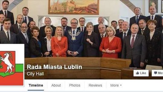 Rada Miasta Lublin na Facebooku. Miasto zapłaci prawie 10 tys. zł