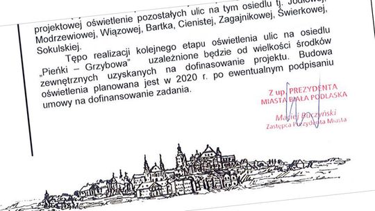 Radny pisze w sprawie remontu, miasto odpowiada. Z rażącym błędem