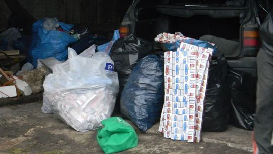 Radzyń Podlaski: Papierosowa kontrabanda w stodole