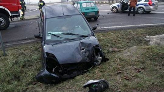 Radzyń Podlaski: Zderzenie trzech samochodów