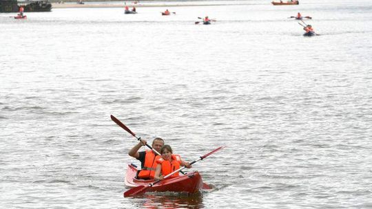 Rajd rowerowo-kajakowy. Popłyną Chodelką i Wisłą