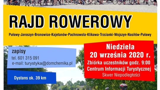 Rajd rowerowy z Puław do Nasiłowa