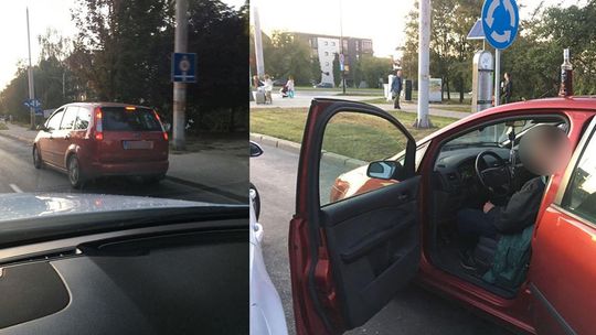 Ratownik medyczny zatrzymał dziwnie zachowującego się kierowcę. "Miał głowę na kierownicy"