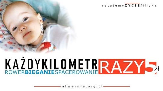 Ratujmy życie Filipka. Lubartowskie Stowarzyszenie Alwernia pomaga w zbiórce funduszy