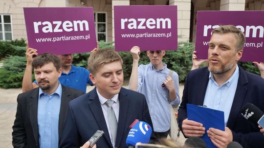 Razem chce do sejmiku. Adrian Zandberg przyjechał do Lublina