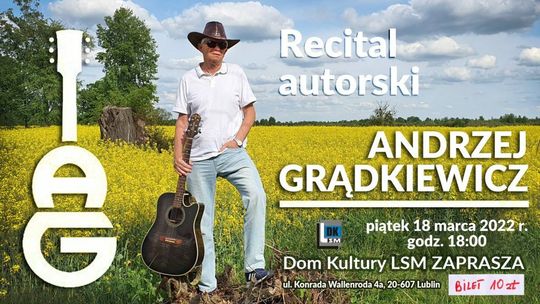 Recital Andrzeja Grądkiewicza w DK LSM