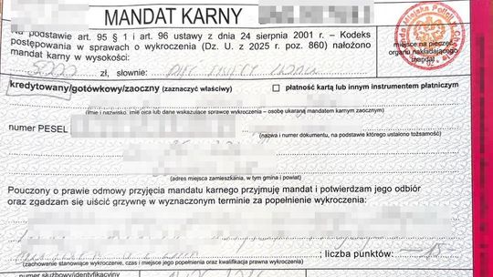Mandat policja Chełm