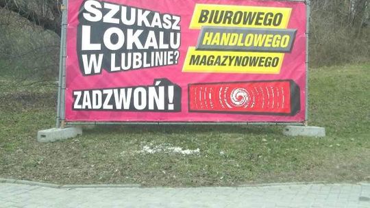 Reklamowa samowolka w Lublinie