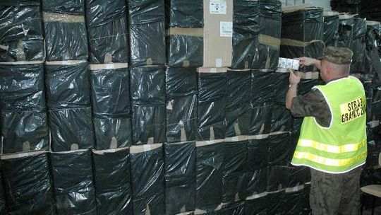Rekordowy przemyt papierosów. Blisko 1,5 miliona sztuk