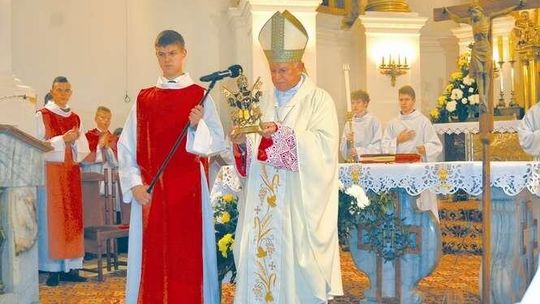 Relikwia papieża na Górze Chełmskiej