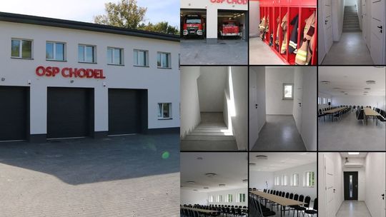 Remiza OSP Chodel po modernizacji. Zakres prac znacznie większy niż planowano