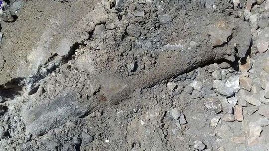 Remontowali tory, znaleźli pocisk rakietowy 