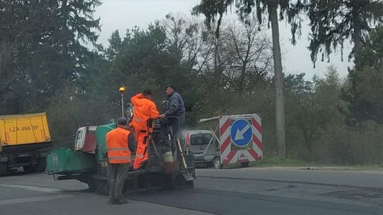 Remonty dróg na trasie Chełm - Krasnystaw - Zamość