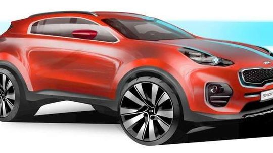Rendery nowej kia sportage