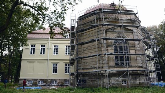 Renowacja pałacu w Kijanach. Prace idą szybko