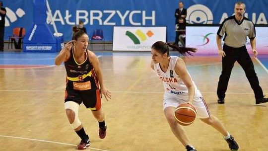 Reprezentacja Polski koszykarek przegrała z Belgią 61:77