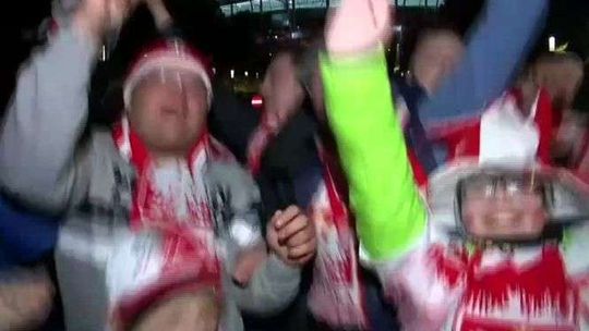 Reprezentacja Polski uszczęśliwiła kibiców. Tak fani cieszyli się z awansu na mundial w Rosji