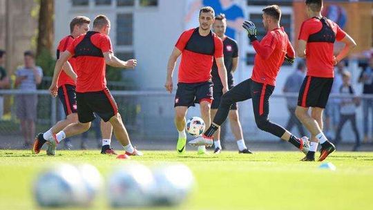 Reprezentacja trenowała w La Baule