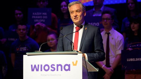 Robert Biedroń w Lublinie okrzyknięty "nowym liderem opozycji"