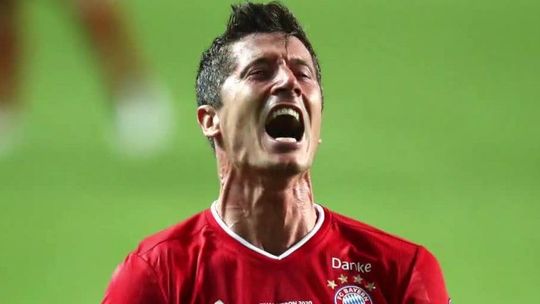 Robert Lewandowski na podium klasyfikacji najlepszych strzelców Ligi Mistrzów