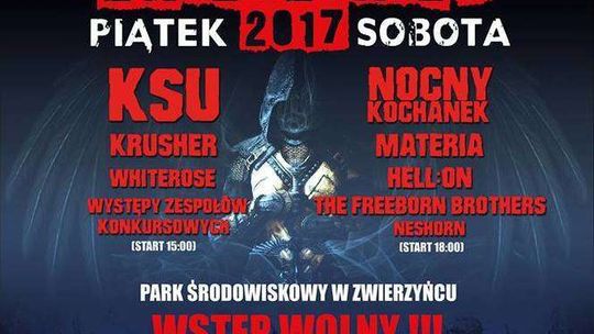 Rockowisko Zwierzyniec 2017. Program koncertów