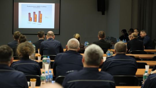 roczna odprawa policji w KMP Lublin
