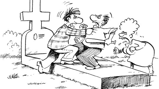 Rodzinne waśnie o grób