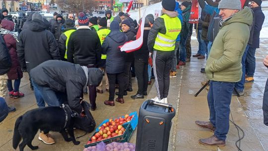 Rolnicy rozdają cebulę i protestują. „Zginęlibyśmy bez polskiej żywności”