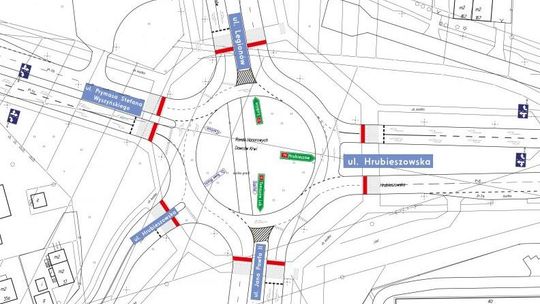 Rondo Honorowych Dawców Krwi w Zamościu się zmienia. Będzie nowe oznakowanie