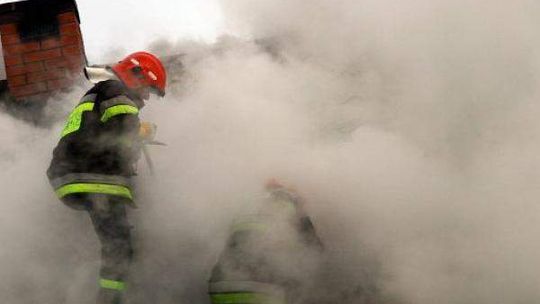 Różaniec Kolonia: Pożar domu i stodoły