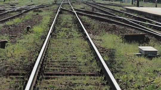 Rozebrany mężczyzna na torach. Trzeba było go gonić