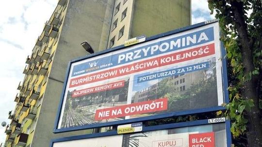 Rozliczają burmistrza Świdnika na billboardach