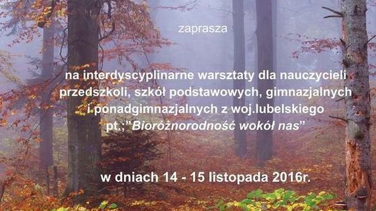 Roztoczański Park Narodowy nauczy nauczycieli bioróżnorodności