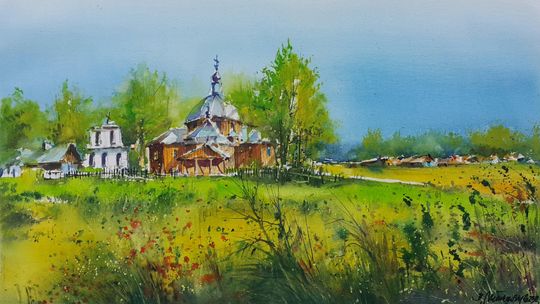 "Roztocze - akwarelowe podróże" - wystawa Bartłomieja Michałowskiego