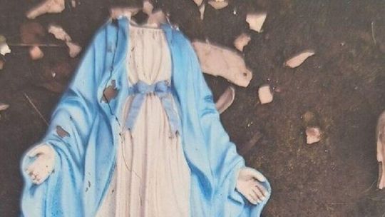 Roztrzaskał głowę Matce Boskiej. Zarzut obrazy uczuć religijnych dla 43-latka