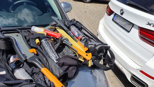 Ruch Chorzów – Motor Lublin. Na mecz jechała jeszcze jedna grupa. Miała maczety i gaz