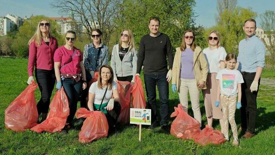 Rusałka w końcu posprzątana. Trzeba było do tego Dnia Ziemi. Zdjęcia