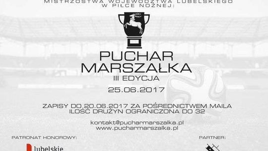 Rusza turniej o Puchar Marszałka. Zgłoś drużynę do rozgrywek