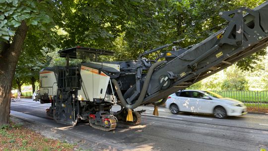 Ruszył remont Sowińskiego. Na miejscu ciężki sprzęt