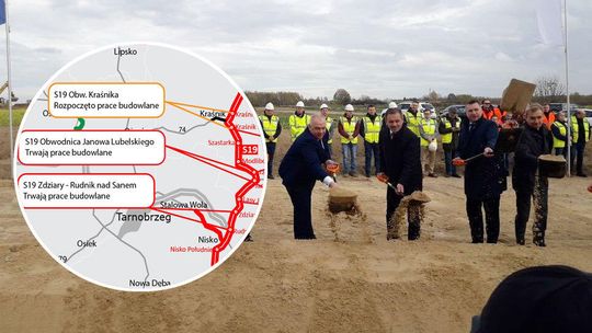 Ruszyła budowa drogi ekspresowej S19 Lublin - Rzeszów na kolejnym odcinku. To obwodnica Kraśnika