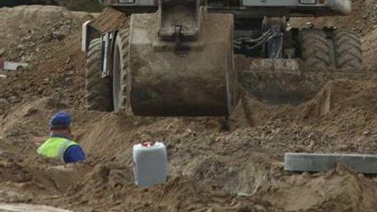 Ryki: Ludzkie szczątki znaleziono na budowie Biedronki