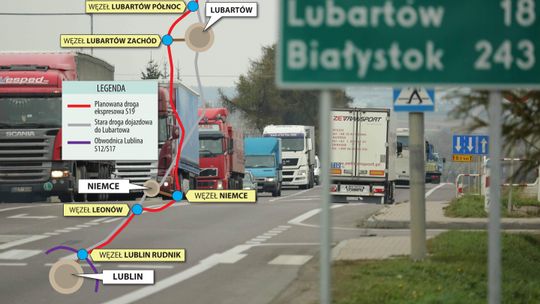 S 19 Lublin-Lubartów z pierwszeństwem budowy