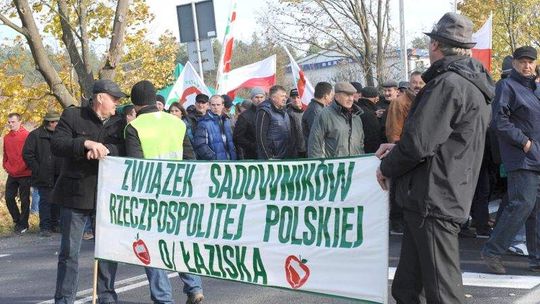 Sadownicy znowu wyjdą na drogi i będą protestować
